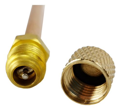 Válvula Schrader 1/4 Para Refrigeração 50mm 10 Unidades