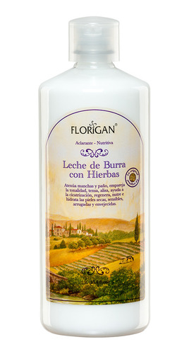 Crema Leche De Burra Aclarante Y Nutritiva 1lt. Florigan®
