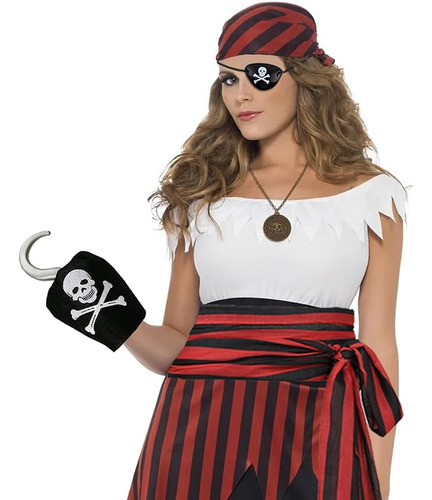 Conjunto De Accesorios Para Disfraz De Pirata Unisex