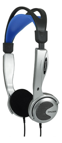Koss Ktxpro1 Audífonos Portables De Titanio Con Control De. Color Negro/plateado