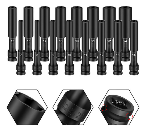 Soquete Hexagonal Para Chave Elétrica Air Tool Spanner Conve