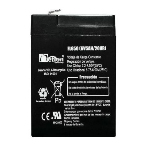 Bateria Netion 6v 5ah Recargable Sellada Para Básculas 