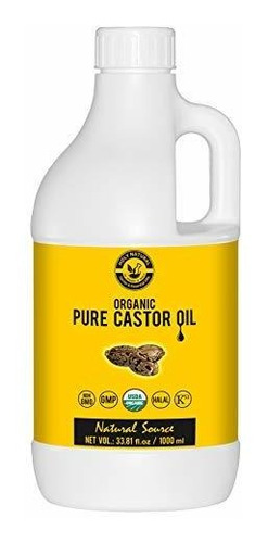 Aceites Para Cabello - Organic Pure Castor Oil (33.81 Fl Oz)