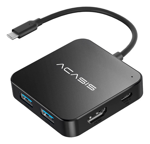 Hub Usb C, Adaptador Multipuerto 6 En 1 Usb C Hub Con 4k Hdm