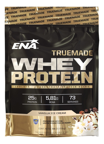 True Made Whey Protein 5lb (2.27 Kg) Isolate Ena Vainilla