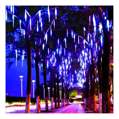 8 Unidades Por Juego De Luces Tipo Tubo Meteor Rain, De 30 C