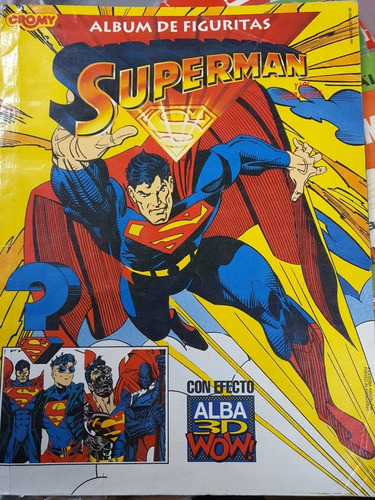 Album De Figuritas Superman Alba 3 D - Completo- Cromy