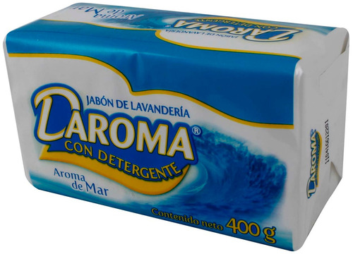 Jabón De Lavandería Daroma En Barra Con Detergente 400 Gr