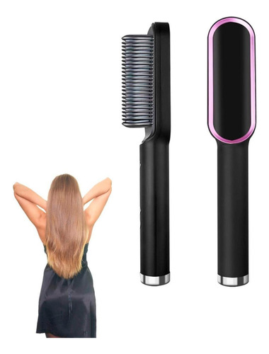 Escova 3 Em 1 Secadora Alisa Cabelo Perfeita 110/220v Bivolt