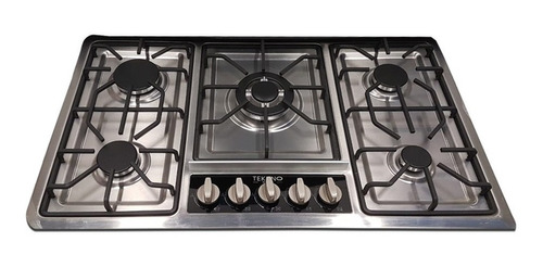 Parrilla Acero Inox. Tekhno-home  Gas Lp/nat 86x51 Cm