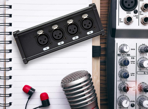 Cable Xlr Breakout Lyxpro De 4 Canales Y 3 Pines Macho/hembr