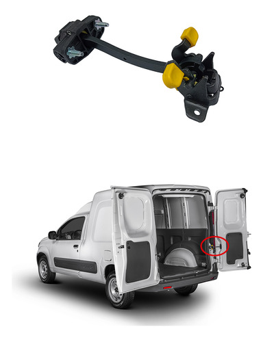 Limitador Porta Traseira Fiorino 2013 2014 2015 Fiat