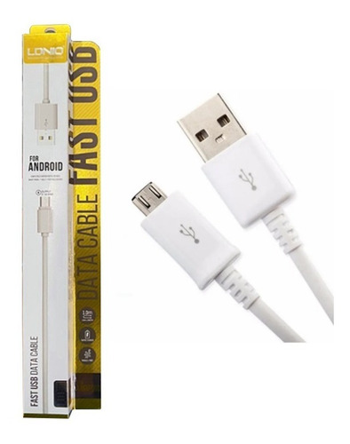 Cable Micro Usb Carga Rapida 1m Ldnio Excelente Calidad