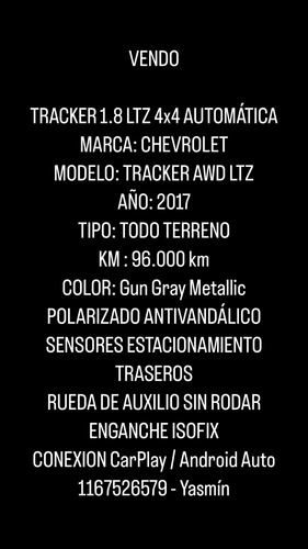 Chevrolet Tracker 1.8 Ltz+