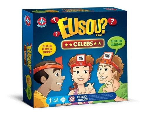 Imagem 1 de 5 de Jogo De Tabuleiro Board Game Eu Sou...? Celebridades Estrela