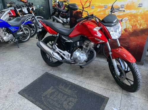 Imagem 2 de 8 de Honda Cg 160 Fan - 2020 - Vermelha - King Motos