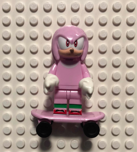 Lego Hyper Knuckles Minifigura Con Accesorio Sonic