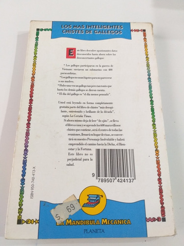 Libro Los Más Inteligentes Chistes De Gallegos