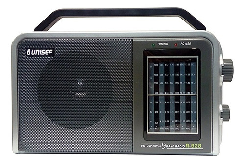 Radio Dual Unisef R-928 9 Bandas - Am/fm/sw1-7