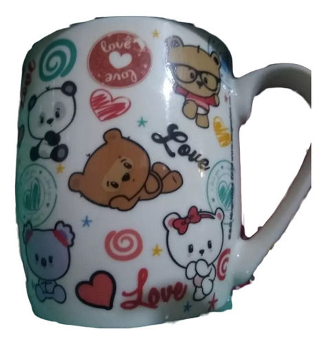 Taza Ceramica Diseño Ms Oso Mugoshos Love Ositos Caja