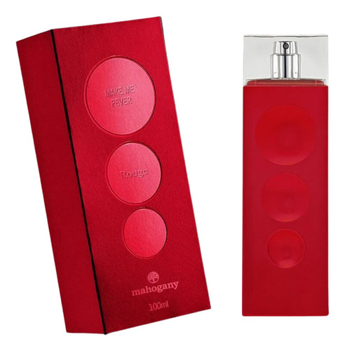 Mahogany Fragrância Make Me Fever Rouge - 100 Ml