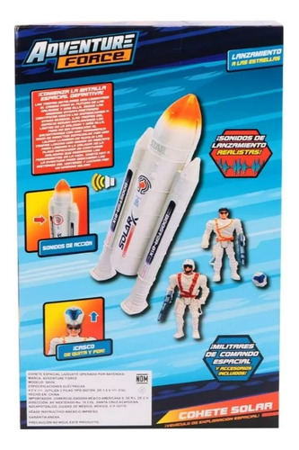 Adventure Force Cohete Solar Con Sonido