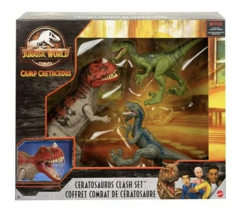 Dinosaurios Ceratosaurus Y Velociraptors Jurassic World