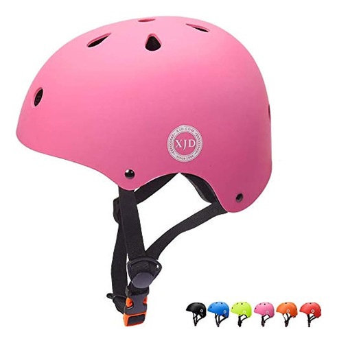 Xjd Casco De Bicicleta Ajustable Para Niños De 3 A 8 Años De