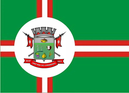 Bandeira Cidade Santana Do Livramento Dupla Face 1x1,45m