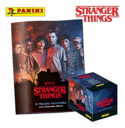 Panini Stranger Things Album Tapa Blanda Y Caja Barajitas