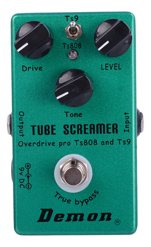 Pedal De Efectos De Guitarra Demonfx Tube Screamer 2 En 1 Ov