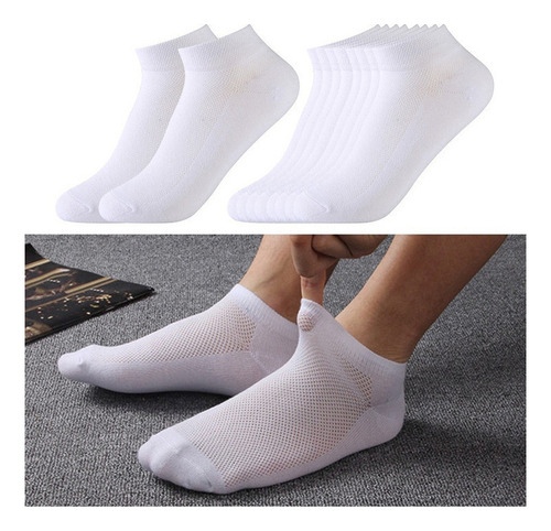 Lote 100% Algodón Malla Tobillera Calcetines Casuales Todos