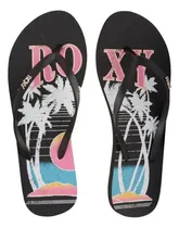 Comprar Sandalias Playa Roxy Viva Stamp Ii Negro Mujer Arjl100683-bg