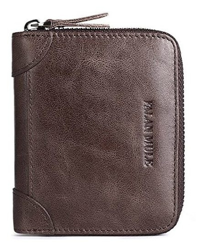 Falan Mule Wallets For Hombre Genuine Leather Short Gq7xl