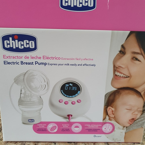 Extractor De Leche Eléctrico Marca Chicco + Esterilizador 