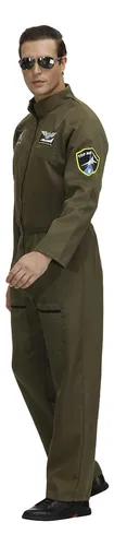 Traje De Vuelo Para Hombre Disfraz De Piloto Disfraz Militar