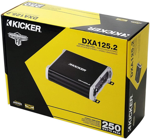 Amplificador Kicker Dxa125 2 2 Canales 250w Meses Sin Intereses