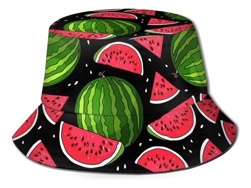 Sombrero De Cubo De Sandía De Frutas De Verano Sombrero De