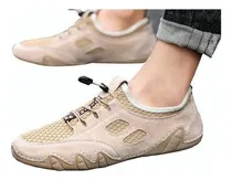 Comprar Zapatos Correr Cuero Casuales Ligeros Hechos A Mano Hombres