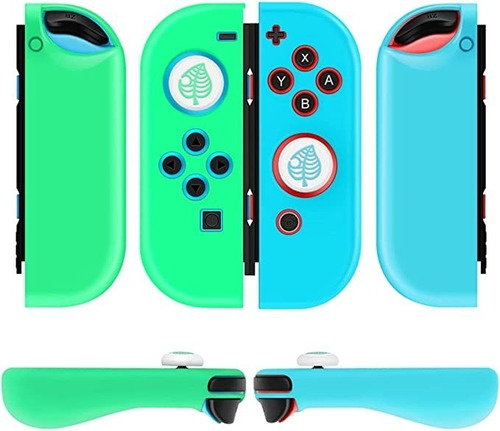 Tnp Nintendo Switch Joycon Grip Protectores De Gel Con Agarr