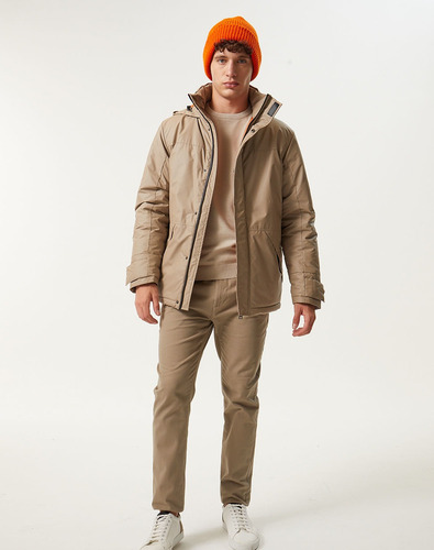 Campera Tecnica Equus Nate Beige Hombre