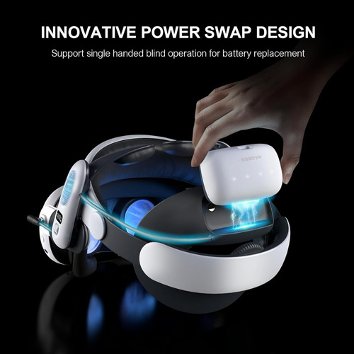 Bobovr S3 Pro + C3 Combo, Correa Para Batería Y Funda De Tra