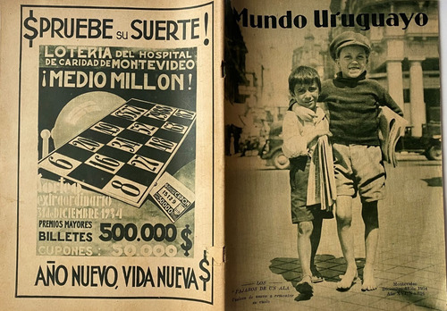 Mundo Uruguayo 1934 Salto Peñarol, Bristol, Nacional 816 Mu2