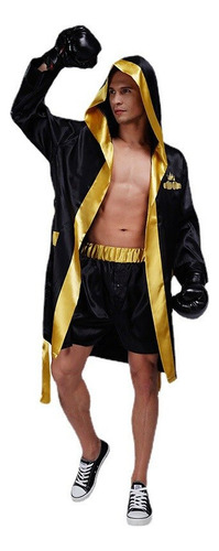 Disfraz De Boxeador Para Hombre, Disfraz Corto De Combate Pa