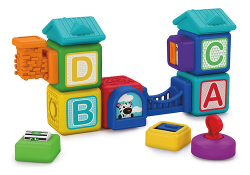 Cubos Magnéticos Para Bebé Baby Einstein Bridge 15 Pzas