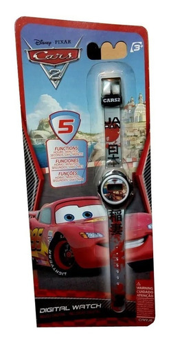 Reloj Digital Cars 5 Funciones Disney Original Sin Pilas