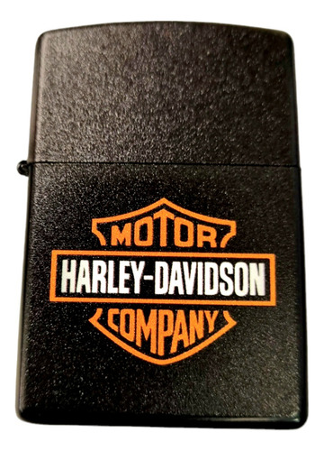 Encendedor Bencina Harley H-d Negro Motos Regalo Importado