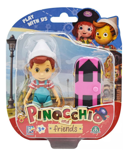 Pinocchio Y Sus Amigos Patineta Rosas Giochi Preziosi