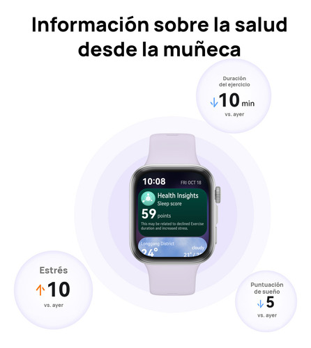 Smartwatch Huawei Watch Fit 4 reloj inteligente con gps color Gris