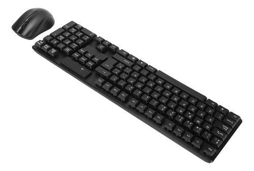 Conjunto De Teclado E Mouse Sem Fio Combo 2.4g Silent Portab